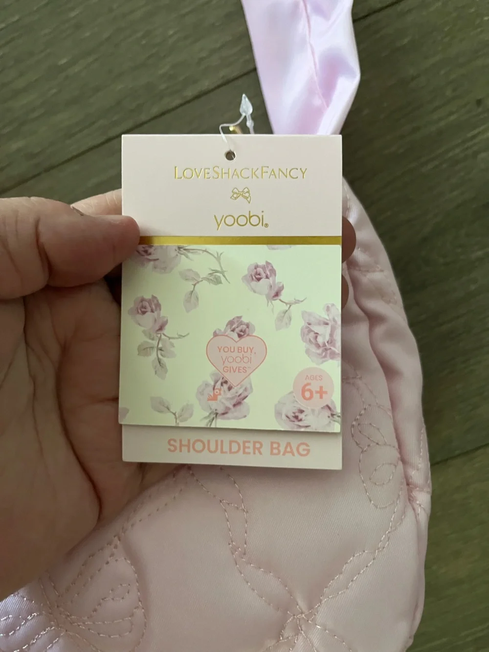 NWT Target x LoveShackFancy Pink Bow Bag and Floral Accessory Pouch